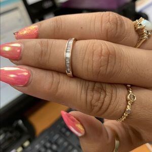 14K Rose Gold Diamond Ring